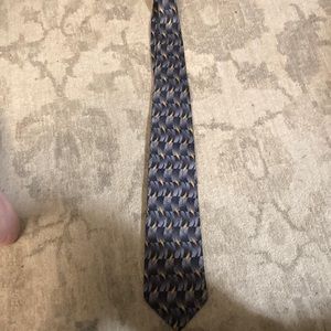 BillBlass black,grey and yellow tie